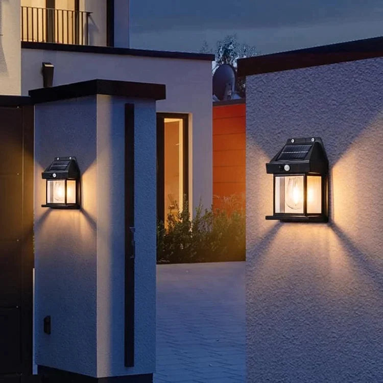 Solar LED Porch Wall Lights